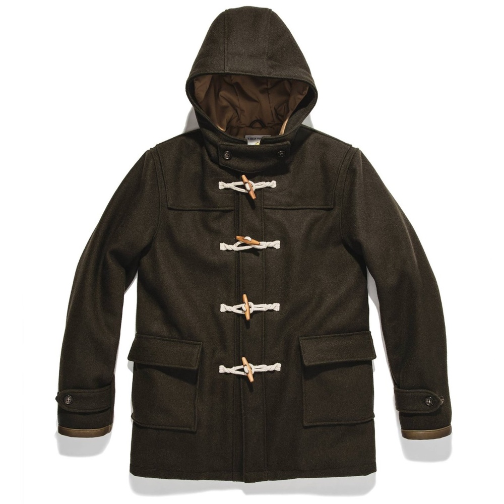 Men's Taylor Stitch x Golden Bear Brown Tomales Toggle Coat, M.